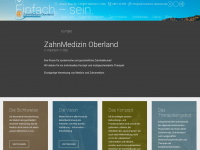 zahnmedizin-oberland.de Webseite Vorschau