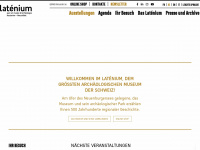 latenium.ch Webseite Vorschau