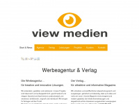 viewmedien.de Webseite Vorschau