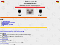 militaerschmuck.de Webseite Vorschau