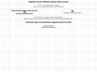 sylphide.de Webseite Vorschau