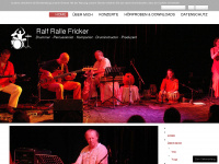 raviindra-music.de Webseite Vorschau