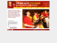 tinpanalley-steelband.de Webseite Vorschau