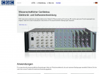 cgc-instruments.com Webseite Vorschau