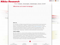nikka-research.de Webseite Vorschau
