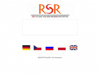 rsr-textil.de Webseite Vorschau