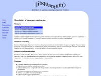 libquantum.de Webseite Vorschau
