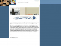 giga-stream.de Webseite Vorschau