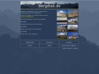 bergdias.de Webseite Vorschau