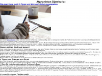 afghanistan-djamhuriat.de Webseite Vorschau