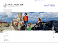 kaukasus-reisen.de Webseite Vorschau