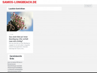 samos-longbeach.de Webseite Vorschau
