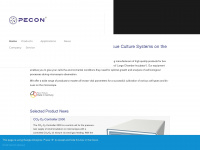 pecon.biz Webseite Vorschau