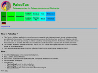 paleotax.de Webseite Vorschau
