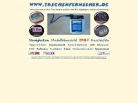 taschenfernseher.de Webseite Vorschau