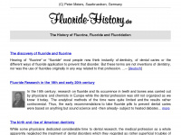 fluoride-history.de Webseite Vorschau