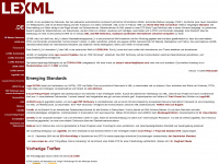 lexml.de Webseite Vorschau