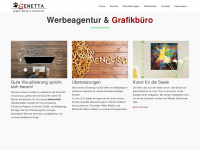 genetta.de Webseite Vorschau
