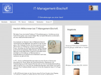 it-management-bischoff.de Webseite Vorschau