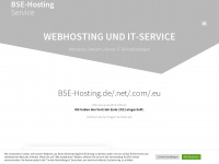 bse-hosting.de Webseite Vorschau