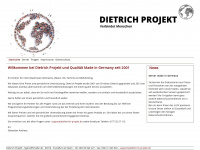 dietrichprojekt.de Webseite Vorschau