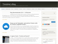 timotime.de Webseite Vorschau