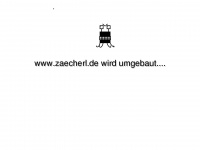 zaecherl.de Webseite Vorschau