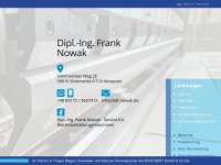 di-nowak.de Webseite Vorschau