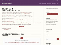 frank-rahn.de Webseite Vorschau