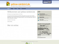 yellow-rainbird.de Webseite Vorschau