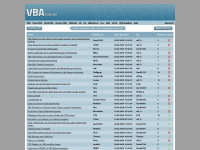 vba-forum.de Webseite Vorschau