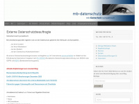 mb-datenschutz.de Webseite Vorschau