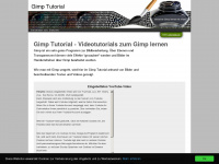 gimp-tutorials.de Webseite Vorschau