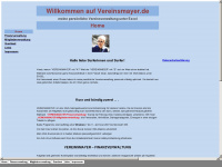 vereinsmayer.de Webseite Vorschau