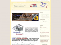 typotools.de Webseite Vorschau