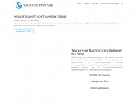 wido-software.de Webseite Vorschau