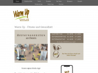 warm-up-fitness.de Webseite Vorschau