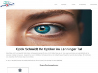 optikschmidt.de Webseite Vorschau