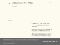 cherryblossomtable.blogspot.com Webseite Vorschau