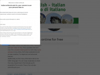 italian-online.de Webseite Vorschau