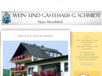 haus-moselblick.de Webseite Vorschau