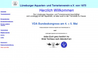lueneburger-aquarienverein.de Webseite Vorschau