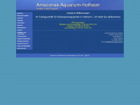amazonasaquarium.de Webseite Vorschau