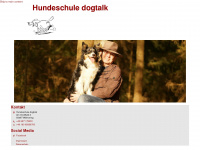 hundeschule-dogtalk.de Webseite Vorschau