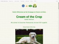 creamofthecrop.de Webseite Vorschau