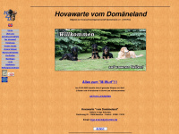 hovawarte-domaeneland.de Webseite Vorschau