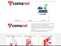 comanet.cz Webseite Vorschau