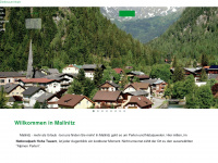 mallnitz.at Webseite Vorschau