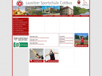 sportschule-cottbus.de Webseite Vorschau