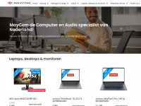 maycom.nl Webseite Vorschau